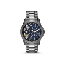 Cinturino per orologio Fossil ME1146 Acciaio inossidabile Grigio antracite 22mm